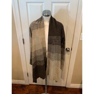 Striped Gray and Cream Women's Sweater